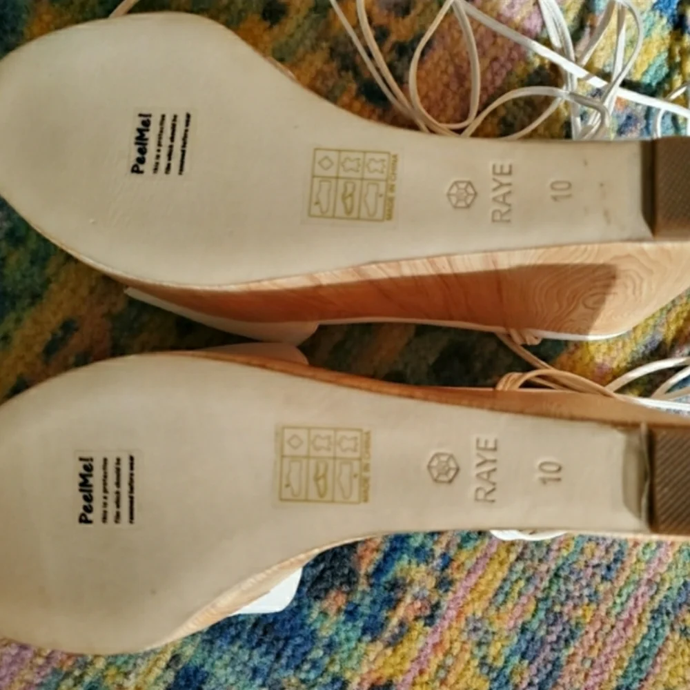 BRAND NEW! RAYE ESPADRILLE WEDGE SANDAL size 10